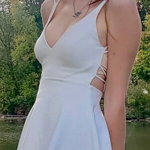 White short lulus dress